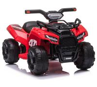 Bambini Quad Auto Elettrica Miniquad 6V MP3 USB LED Vettura per Atv Rosso