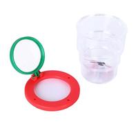 Bambini Raccolgono Scatola Con Lenti di ingrandimento Coperture Per La Natura Apprendimento Cortile Esplorare Catturare Contenitore Scatola Scienza Educazione Strumento