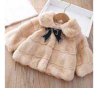 Bambini Ragazza Mantella Pelliccia Finta Bolero Giacca Cardigan Spallucce Tippet