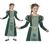 Bambini Ragazze Autorizzato Fiona Da Shrek Costume Da Smiffys