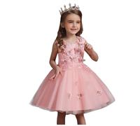 Bambini Ragazze Estate Moda Farfalla Stampata Gonna in Tulle Abito da Principessa Abito gonfio Abbigliamento per Bambini Vestiti Carnevale 8 Anni