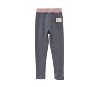 Bambini Ragazze Leggings in Foderati Pantaloni Lunghi Spessi Stretch Pantalone 3-8 Anni Marina 130/Altezza:120-125CM