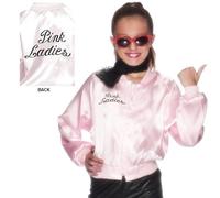 Bambini Ragazze Licenza Ufficiale Grease Pink Lady Costume Giacca da Smiffys