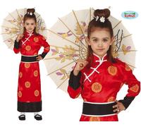 Bambini Ragazze Orientale Costume Giappone Geisha Ragazza Cinese Completo Fg