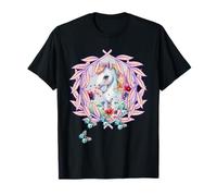 Bambini ragazze unicorno unicorni cavallo cavalli fiaba favola Maglietta
