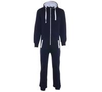 Bambini Ragazzi Azteco Tinta Unita con Cappuccio 1ONESIE Tuta Intera Taglie 2-16