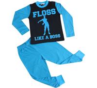 Bambini Ragazzi Blu Pigiama Designer Floss Like a Boss Stampa Riposo 2-13 Anni