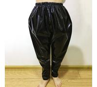 Bambini Ragazzi Lucido Metallizzato Cavallo Basso Harem Stile Pantaloni Elastico