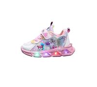 Bambini Ragazzi Ragazze Colore-Pieno Scarpe LED Illuminano Allenatori Lampeggianti Low Top Sneakers Bambino Scarpe Casual Outdoor Compleanno Halloween Natale Miglior Regalo