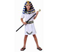Bambini Ragazzi Ragazze Faraone Egiziano King Storico Costume Vestito