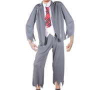 Bambini Ragazzi Zombie Scuola Costume Halloween Dolcetto o Scherzetto Set Di