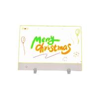 Bambini Ricaricabile Draw Board 13.7 Pollice Grande Schermo 7 Colori RGB Luce Modificabile LED Disegno Pad Presente Concetto Cancellabile LED Consiglio Per Aula