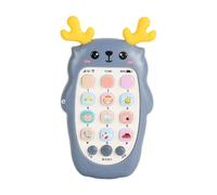 Bambini Ricaricabili Finta Play Thone Design Design Simulazione del Telefono Cellulare Giocattolo Educativo con Filastrocche per Giocattolo Simulazione per Bambini