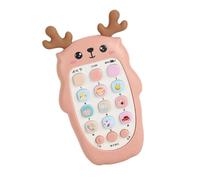 Bambini Ricaricabili Finta Play Thone Design Design Simulazione del Telefono Cellulare Giocattolo Educativo con Filastrocche per Giocattolo Simulazione per Bambini