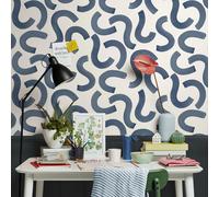 Giocherellone Riccio Coriandoli Parati Blu Scuro Holden Decorazione Bambini Con