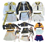 Bambini Rumi Mira Zoey Costume Cosplay Della Ragazza K KDPop KPDH Pop Huntrix Costume D'oro Bambino Halloween Party Clolthes Outfit