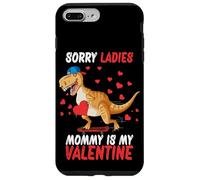 Bambini Scusa Signore Mamma è Il Mio San Valentino Ragazzi Trex Dino Custodia per iPhone 7 Plus/8 Plus