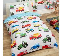 Bambini Singolo Copripiumino Set Ragazzi - Unicorno Dinosauro Spazio Stars &