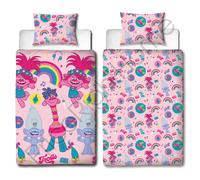 Bambini Singolo Copripiumino Set Reversibile PLAYSTATION Peppa Pig Scooby Doo &