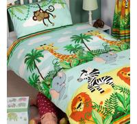 Bambini Singolo Copripiumino Set - Vari Disegni - Auto Esercito Animali Spazio