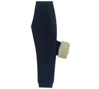 Bambini Slim Fit Pantaloni della Tuta Vita Elastica Pile Jogging Bottoms Pile Joggers Pantaloni scolastici Casual Bambini Sport Pianura Termico Inverno Caldo Sweatpants Navy Blue 13-15 Anni