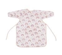 Bambini SMOCK Impermeabilizzante Manica Lunga Protezione Efficace per Bambini Smiock Art per Mangiare la Pittura (Arcobaleno)