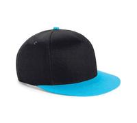Bambini Snapback Bicolore Baseball Cappello Beechfield Ragazzi Cotton Twill Cap