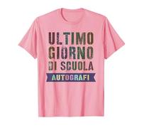 Bambini Studenti Italiani ULTIMO Giorno di Scuola Autografi Firma Maglietta