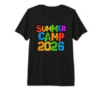 Bambini Summer Camp 2026 Camping Director Vibes Host Besties Maglietta Premium