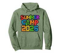 Bambini Summer Camp 2026 Camping Host Director Vibes My Besties Felpa con Cappuccio