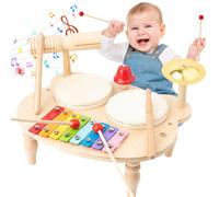 Bambini Tamburo Bambino,Strumenti Musicali Batteria,Strumento Educativo a Percus