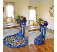 Bambini Tappetino da Gioco Sacchetto di Immagazzinaggio Giocattoli Bambino Pieghevole Bambini Tappeto Bambino Organizzatore Giocattoli 60 Pollici (150cm)