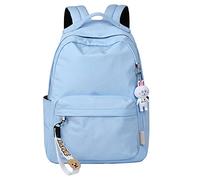 Bambini Tinta Unita Zaini Scuola Media Zainetto Zaino Trekking Grande Capacità Blu