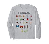 Bambini Tipi di Insetti Bug Identificazione Scienza Maglia a Manica