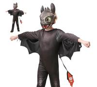Bambini Toothless Ragazzi Costume How To Train Your Dragon Notte Furia Completo