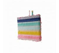 Bambini Torta Pignata Gioco Decorazione Festa Riempibile Carta con Anello Resistito per Appendere E Riempire Adatta a Compleanni Riunioni di Famiglia Feste Stagionali, 26 15 24.5cm, Piccola Torta