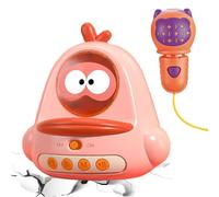 Bambini Toy Microfono, Chick Shaped Microfono, Portatile Karaoke Toy, Cartoon Music Microfono, Handheld Karaoke Toy, Microfono per bambini, Music Microfono Toy, Ragazze Karaoke Toy, Ragazzi Karaoke