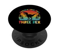 Bambini Tre Rex Divertente Dinosauro 11 Anni Impressionante dal 2014 PopSockets PopGrip Adesivo