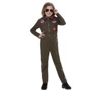 Bambini Ufficiale Top Gun Costume Volo Abito Aviatore Pilota da O