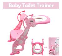 Bambini Vasino Training Sedile Con Sgabellino Scaletta Per Bimbo Toilette Sedia