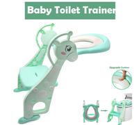 Bambini Vasino Training Sedile Con Sgabellino Scaletta Per Bimbo Toilette Sedia
