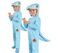 Bambini Velociraptor Costume Jurassic Park World Esploratore Bambini Costume O