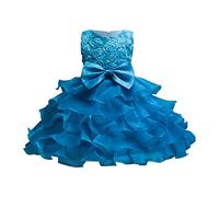 Bambini Vestono Ragazze Compleanno Lungo Elegante Senza Maniche in Rete Principessa Ragazza Abiti da Sposa per Bambini Vestito Sposa