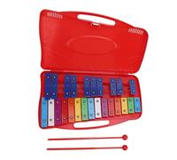 Bambini xilofono in alluminio professionale colorato 25 note strumento musicale per la prima educazione asilo maiale robusto note arcobaleno durevoli leggero
