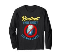 Bambinità Senza Cellulare ICH War Hier Maglia a Manica