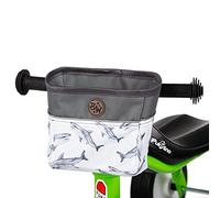 Bambiniwelt, borsa per cestino del manubrio, compatibile con Pukylino, antiscivolo, per tricicli, bici da corsa, veicoli antiscivolo (modello 17)