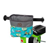 Bambiniwelt, borsa per cestino del manubrio, compatibile con Pukylino, antiscivolo, per tricicli, bici da corsa, veicoli antiscivolo, borsa per bicicletta (modello 2)