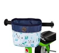 Bambiniwelt, borsa per cestino del manubrio, compatibile con Pukylino, antiscivolo, per tricicli, bici da corsa, veicoli antiscivolo (modello 28)