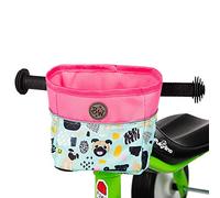 Bambiniwelt, borsa per cestino del manubrio, compatibile con Pukylino, antiscivolo, per tricicli, bici da corsa, veicoli antiscivolo (modello 19)