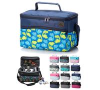 BambiniWelt by Rafael K. Custodia per cubo uditivo [Custodia per Toniebox e Tigerbox Touch] per personaggi acustici Tonies Starter Set Borsa per il trasporto regolabile con chiusura lampo, Modello 11,